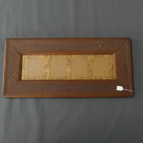 NZ WOODEN CARVED FRAME 355 X 760MM