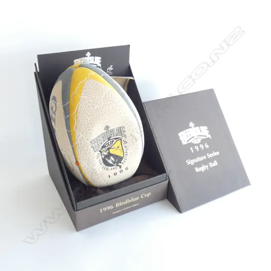 1996 BLEDISLOE CUP SIGNATURE SERIES RUGBY BALL (boxed and with papers) 468/500
