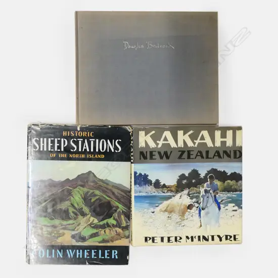3 OVERSIZED NZ BOOKS: WHEELER, MCINTYRE, BADCOCK