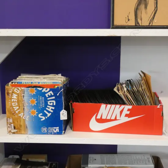 2 BOXES OF CHILDRENS 75 RECORDS