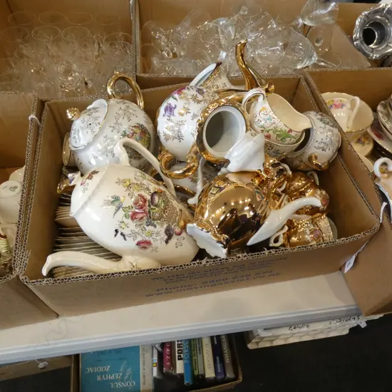 BOX LOT ASST. DEMITASSE SETS