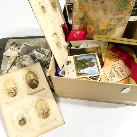 ASST VINTAGE EPHEMERA INC PHOTOGRAPHS