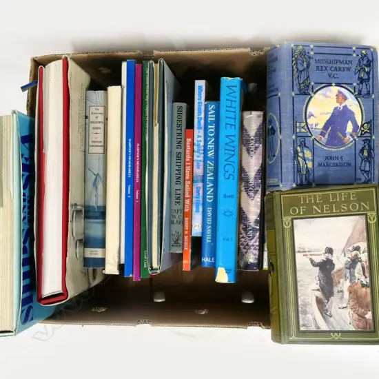 BOX MARITIME & SHIPPING LINE BOOKS