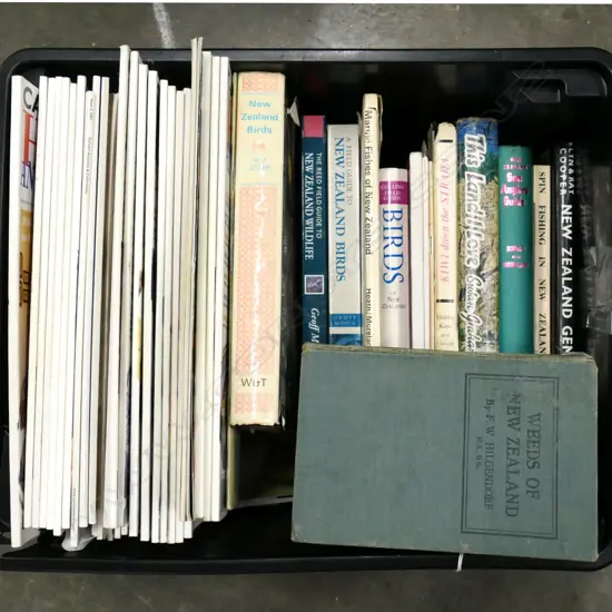 BOX CARTERS ANTIQUE MAGS & ASST NZ BOOKS