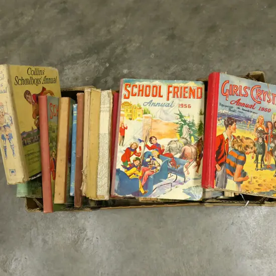 BOX VINTAGE CHILDREN'S ANNUAL & PICTURE BOOKS