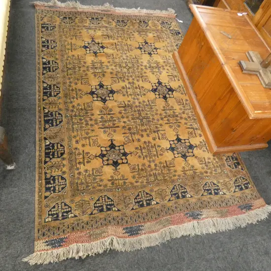 HAND KNOTTED ALL WOOL RUG 