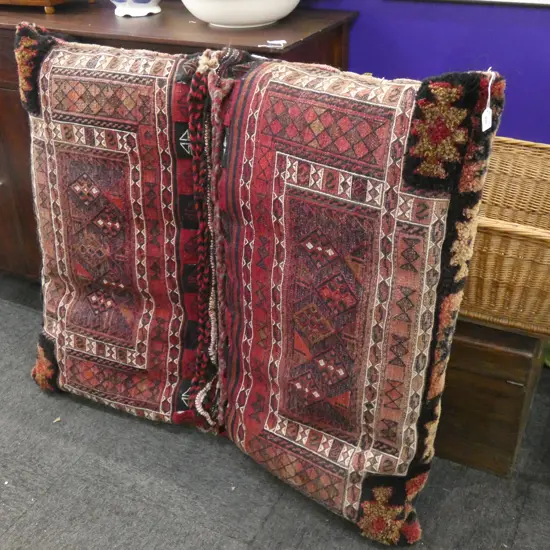 STUFFED TRIBAL BEDDING / SADDLE BAG SEAT