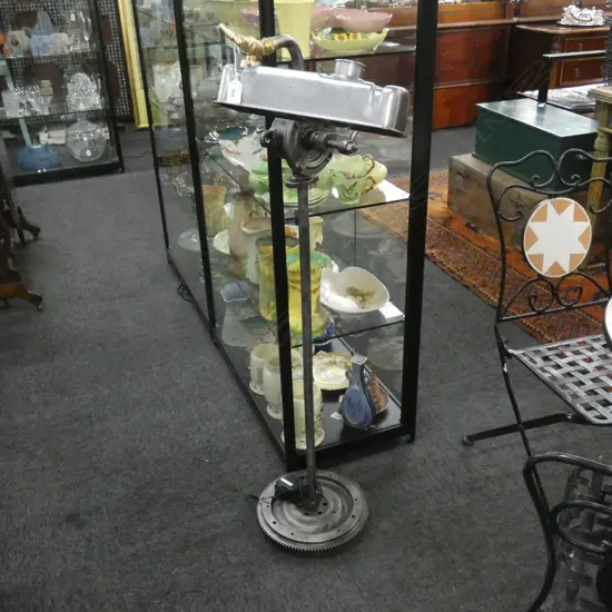 VINTAGE TOOLS REPURPOSED INTO INDUSTRIAL FLOOR LAMP H.1200mm