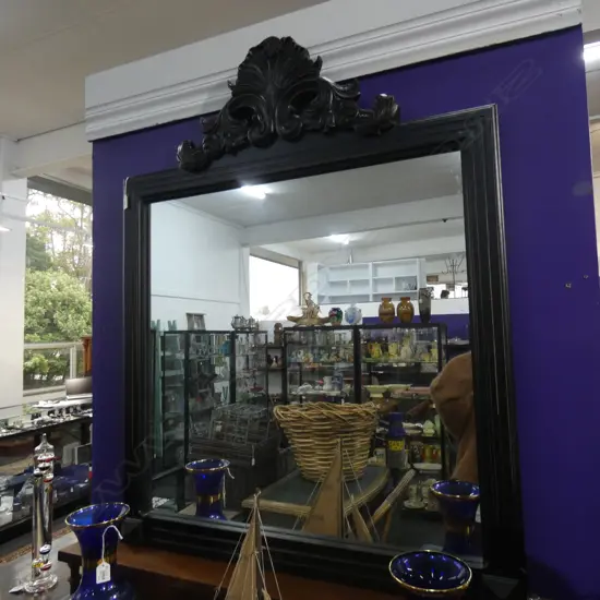 MODERN BLACK MIRROR 1145x890mm