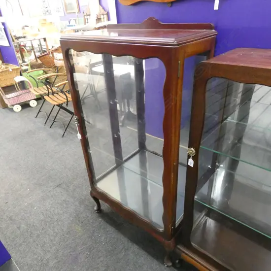 QUEEN ANNE STYLE DISPLAY CABINET 690x335x1295mm