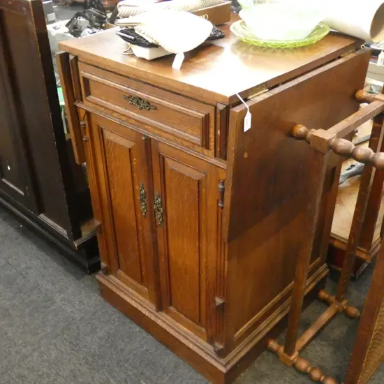 OAK CUPBOARD EDWARDIAN  ALTERED H895