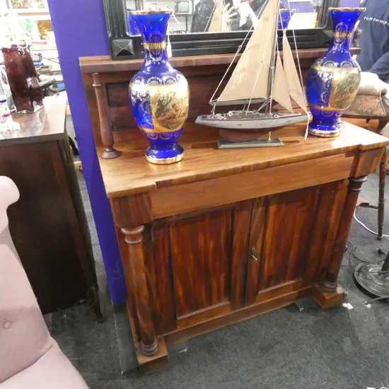 VICTORIAN MAHOGANY SIDEBOARD L1500