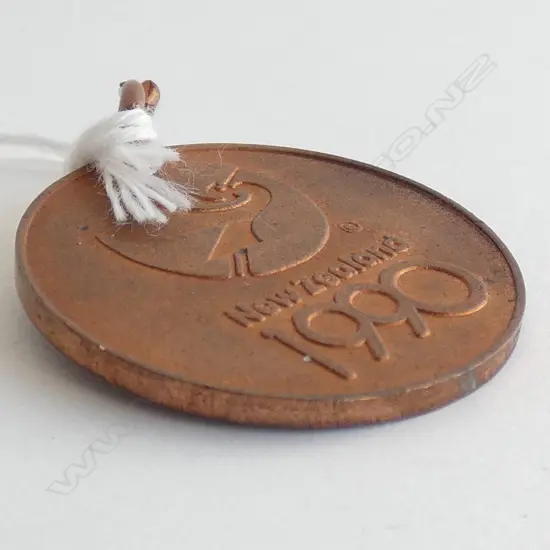 (20161) NZ 1990 MEDALION 'PARTICIPANT 150TH ANNIVERSARY..