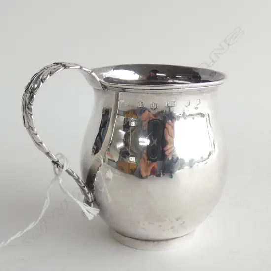 GEORGIAN SILVER MUG 113gm EDINBURGH 1820
