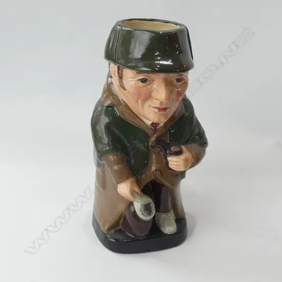 ROYAL DOULTON CHARACTER JUG SHERLOCK HOLMES H, 225MM