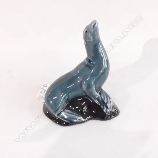 A Poole seal on a rock