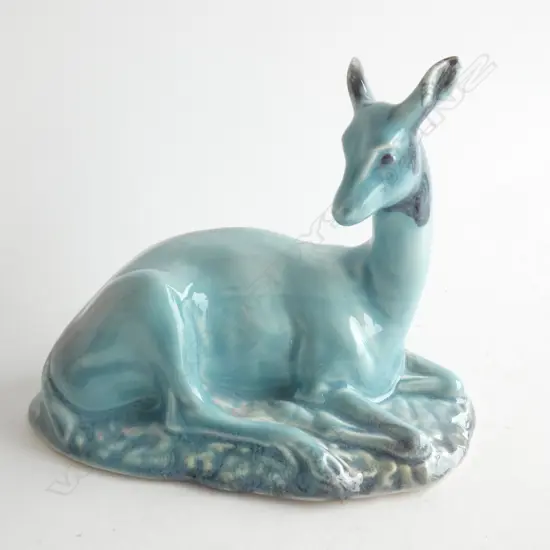 A Beswick deer on base