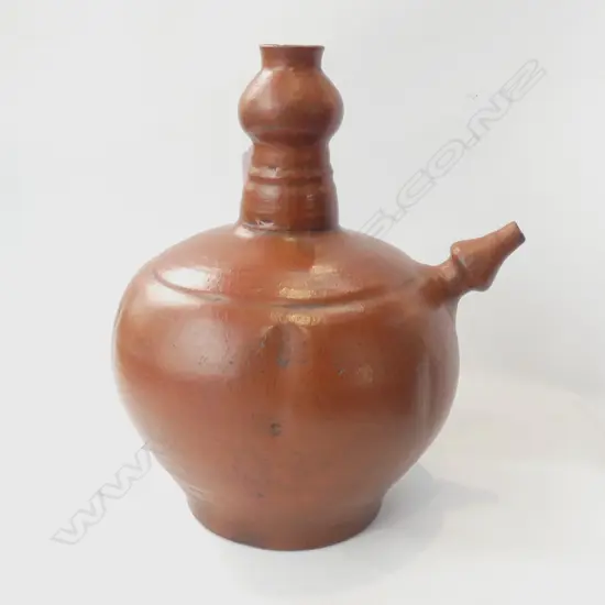 MING DYNASTY CLAY CLEAN BOTTLE / POT H. 365MM