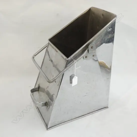 DECO CHROME COAL SCUTTLE H 400MM