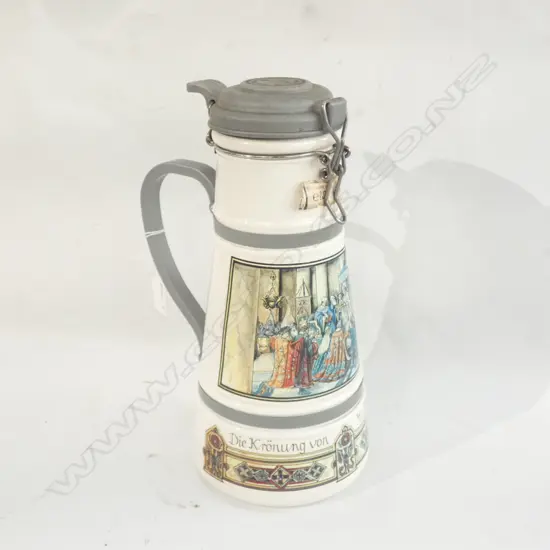 VINTAGE BEER TANKARD WITH CONTENTS