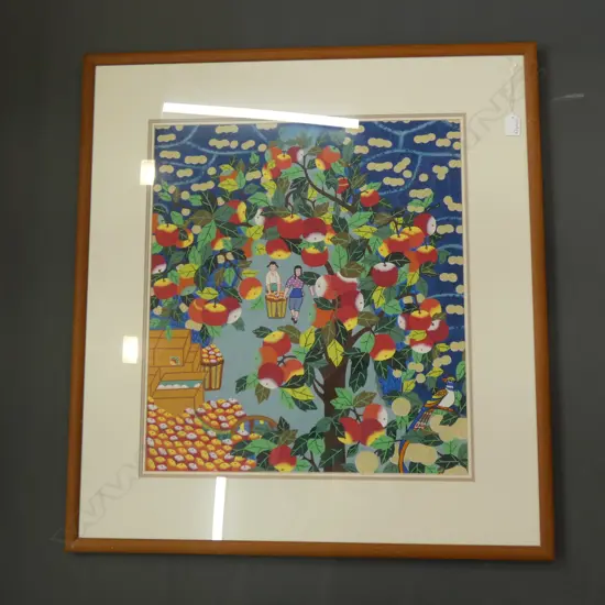 FELIX VALLOTON, "CHERRY ORCHARD", 775 x 840