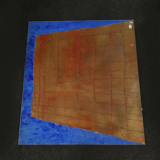 PETER SCHOENAUER 'STEP II' SIGNED & DATED 1987 OIL....