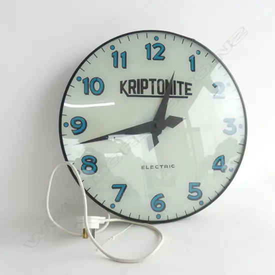 KRIPTONITE ELECTRIC WALL CLOCK DIA  375MM