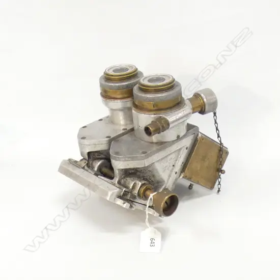 W. OTTWAY & CO. NAVY SIGHTING TELESCOPE, 180 x 180 x 160mm