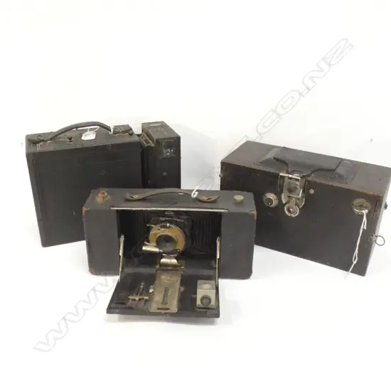 3 VINTAGE BOX CAMERAS