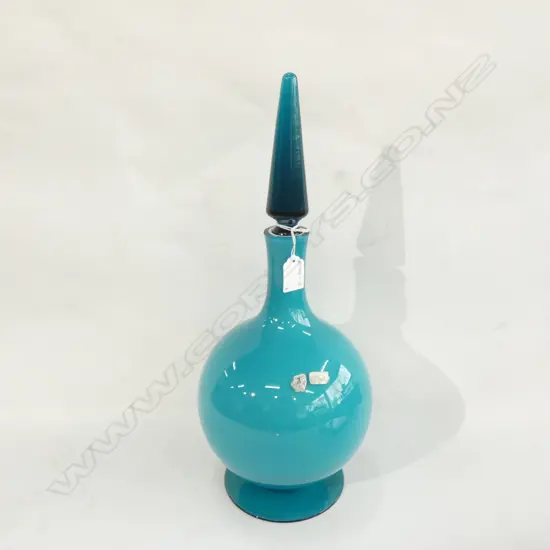 ART GLASS BOTTLE WITH STOPPER