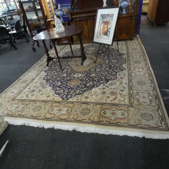 TABRIZ RUG, size 3.65m X 2.65m, all wool, perfect condition, washed January 2022, purchased in New York in 1974, 48 year