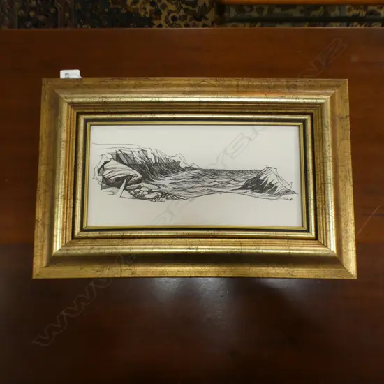 ROGER HART BOOK ILLUSTRATION INDIAN INK 120x250mm