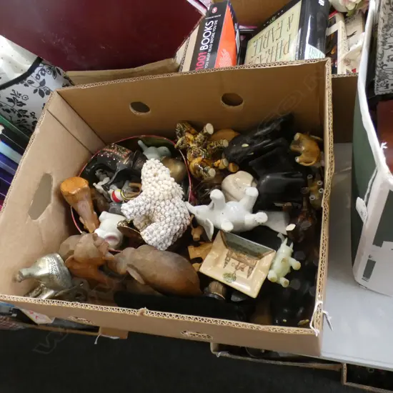 LG BOX ASST ELEPHANT ORNAMENTS ETC..