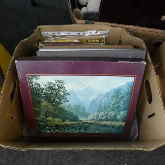 BOX LOT BOOKS; EARLY NZ ART