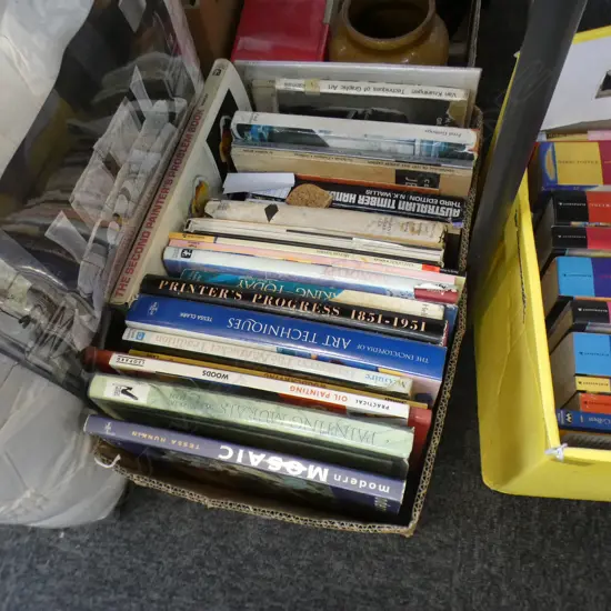 BOX LOT BOOKS; CRAFTING