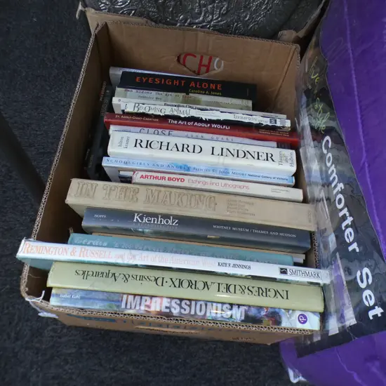 BOX LOT BOOKS; INTERNATIONAL ART