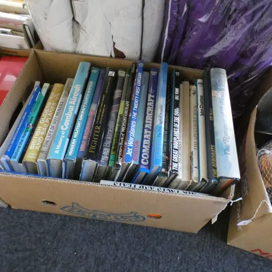 BOX LOT BOOKS; AIRCRAFT