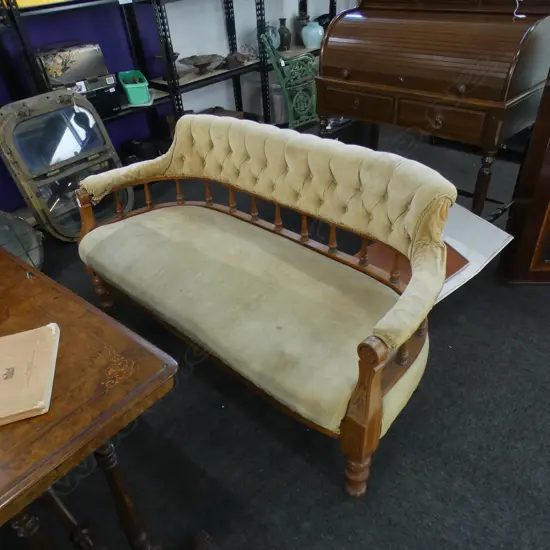 EDWARDIAN KAURI 2 SEATER COUCH