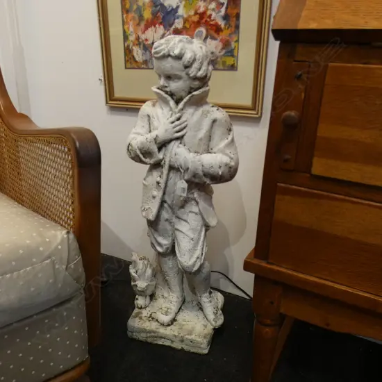 VINTAGE CONCRETE GARDEN STATUE H 750MM