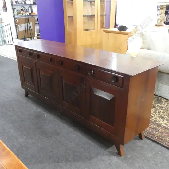 CHERRY WOOD SIDEBOARD 1340 x 490 x 850mm