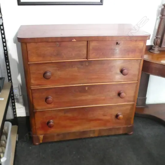 19thC COLONIAL CHEST OF DRAWERS