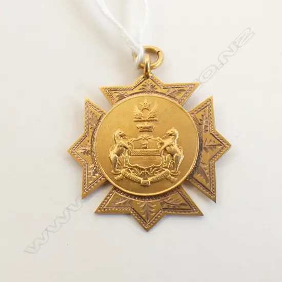 9CT GOLD 1927 SCHOOL DUX MEDAL 8.48gm