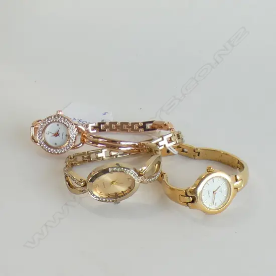 THREE LADIES WRIST WATCHES