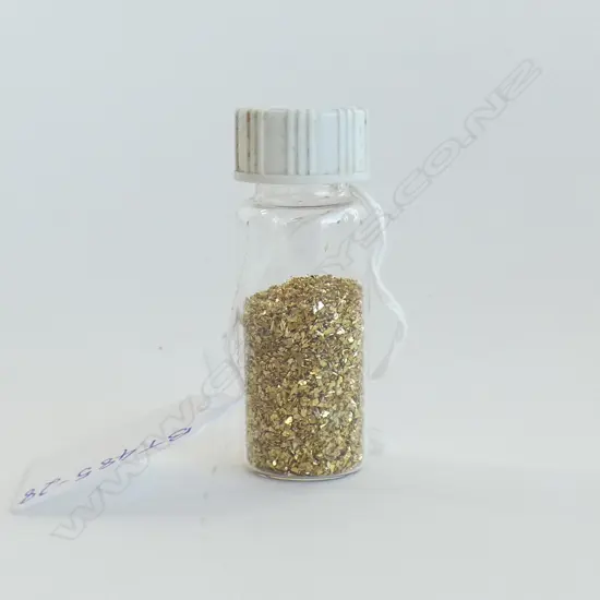 SM BOTTLE GOLD COLOURED METAL FILLINGS