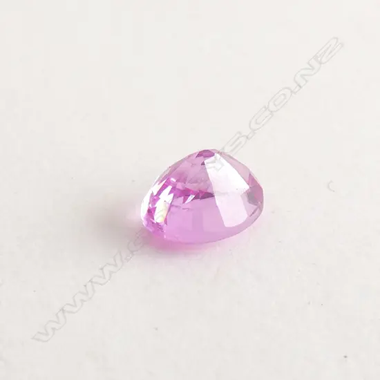 PINK OVAL CUT SAPPHIRE 2.72CT ( DIFFUSED)