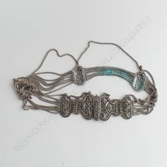 LOW GRADE SILVER BELLY DANCING BELT