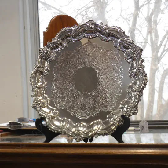 SILVER PLATE TRAY