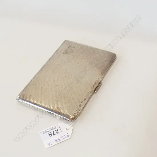 SILVER CIGARETTE CASE
