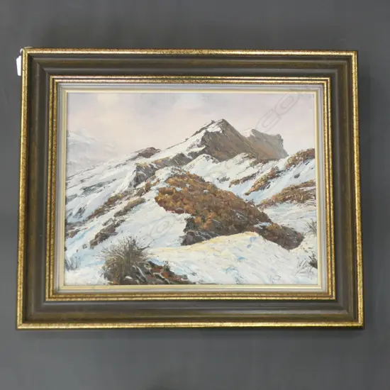 RICHARD PONDER 'TOWARDS SKIPPERS' OIL 360x450mm