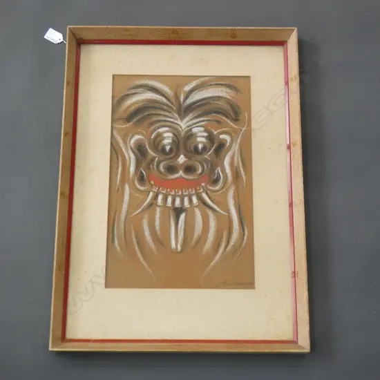 JOHN CRICHTON ORIGINAL FRAMED PICTURE